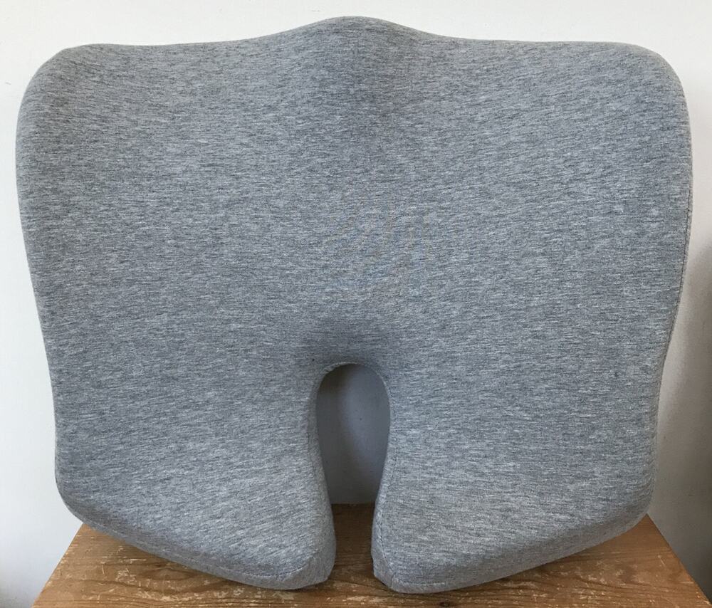 Cushion Lab Pressure Relief Seat Cushion Dense Memory Foam Heather Grey